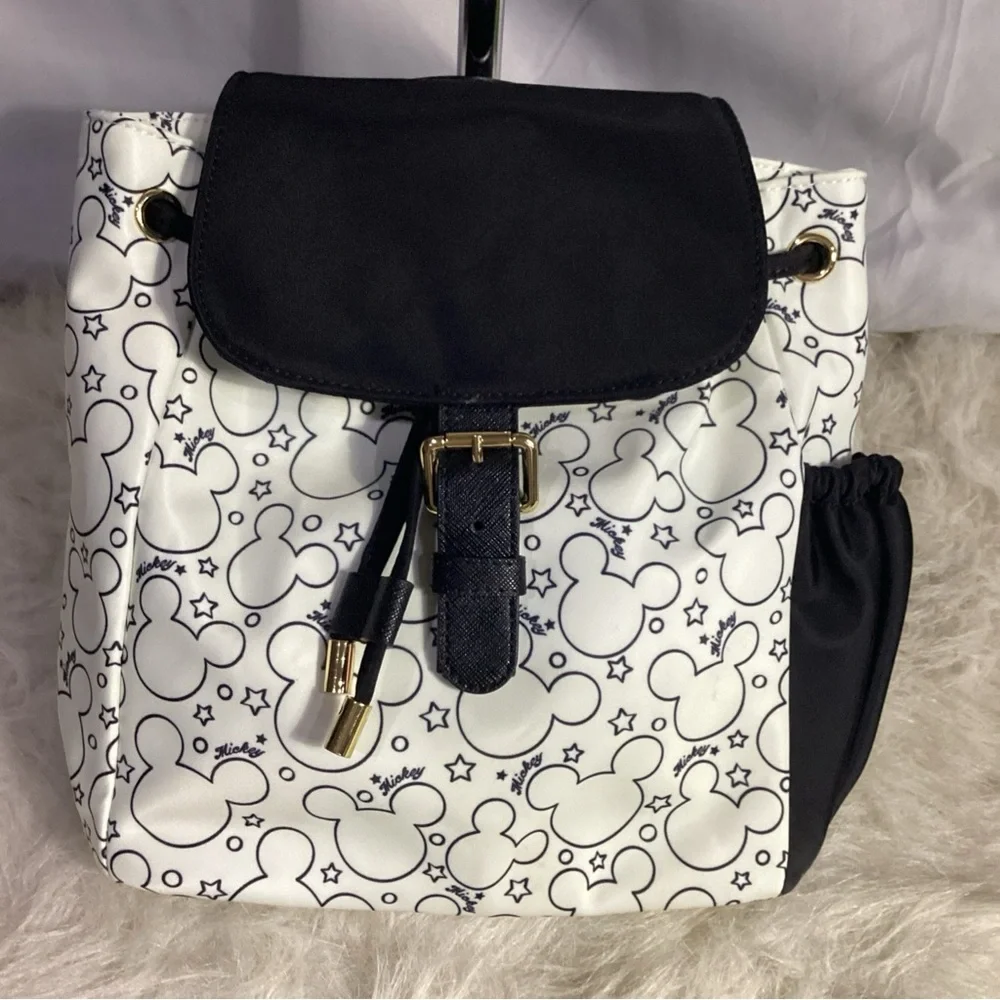 Stoney Clover Lane x Disney Mickey Mouse Head Mini Flap Backpack Bag